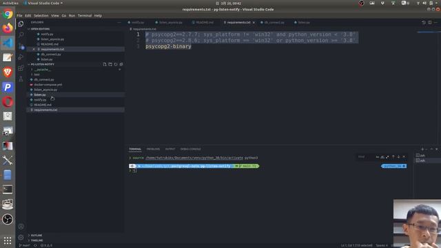 Postgresql 教學 LISTEN/NOTIFY - Python смотреть онлайн
