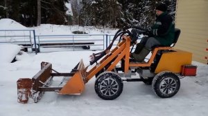 отвал на минипогрузчик своими руками