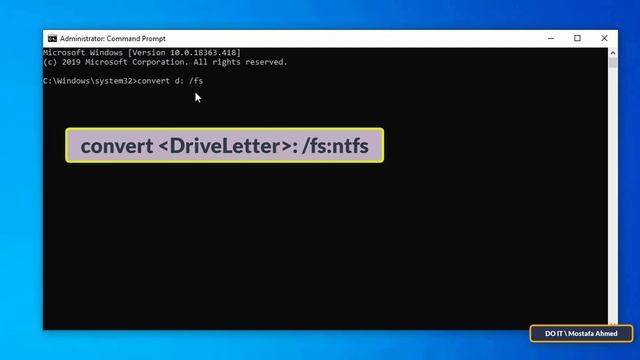 How to Convert a Drive from FAT32 to NTFS Without Data Loss on Windows 10 смотреть онлайн