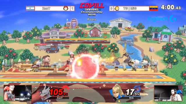 CGC 2019 SSBU - SnS | ZanT (Pokemon Trainer) Vs. TWL/TG | Mig (Zero Suit Samus) SSBU Singles Pools смотреть онлайн