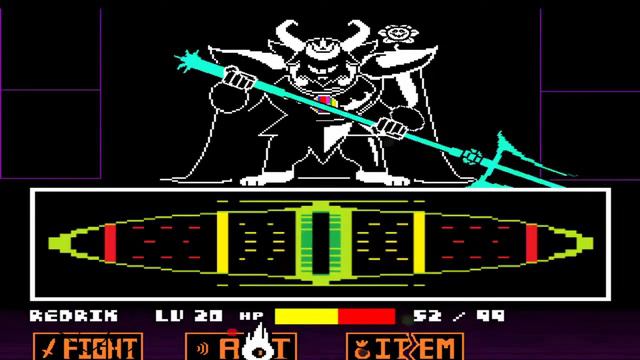 Undertale Genocide Asgore Remake Full Fight + Extra