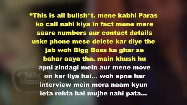Akanksha Puri LASHES Out At Paras Chhabra's COMMENT, Gives SHOCKING Statement On Him смотреть онлайн
