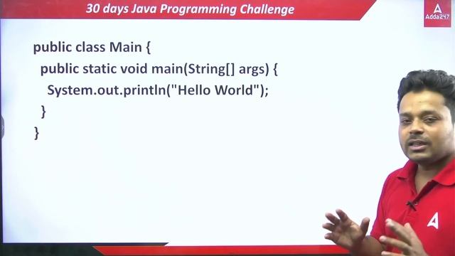 Make First Program in Java | Java Programming | 30 Days Coding Challenge | Coding Adda247 смотреть онлайн