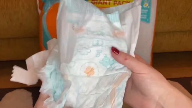 Обзор подгузников Pampers sleep&play 6-10 кг смотреть онлайн