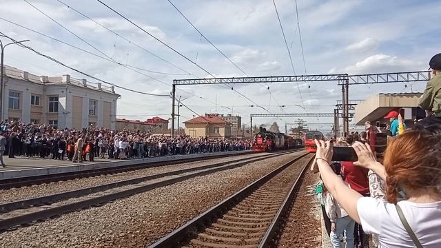 Встреча Поезда Победы в Нижнем Тагиле