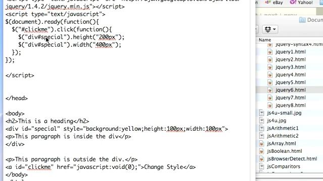 JS 4U 50: Modifying Element Attributes with JQuery смотреть онлайн