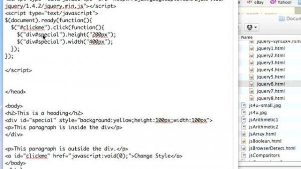 JS 4U 50: Modifying Element Attributes with JQuery
