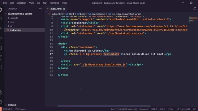 Bootstrap 40-dars. Background va Colors смотреть онлайн