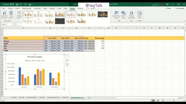 Microsoft Excel Tutorial in Bengali | Classroom 7 | Bar | Column | Pie Chart | Chart formatting смотреть онлайн