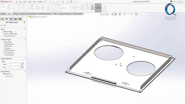 Saving DWG and DXF Files from your SOLIDWORKS Model смотреть онлайн