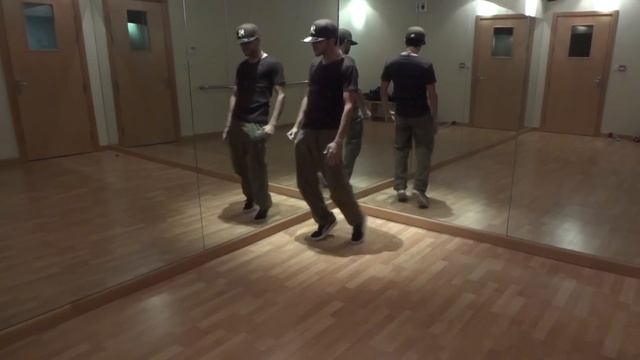 ZUKa Zain popping dance practicing смотреть онлайн