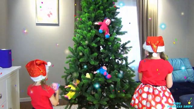 Алиса и Яна готовятся к празднованию Нового года. Видео для детей смотреть онлайн