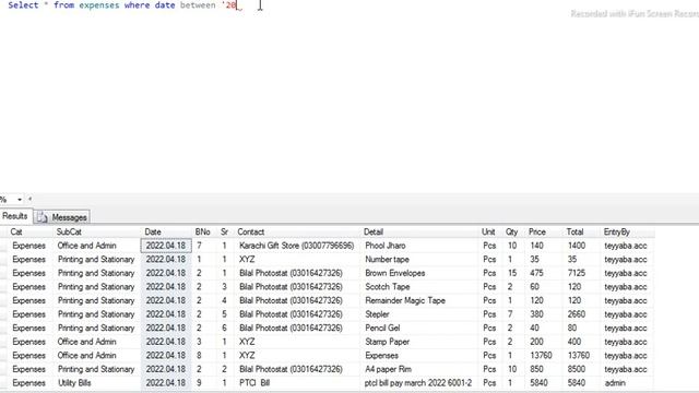 Sql query select data between dates | select data order by date | #sqlqueries #database #sqlserver смотреть онлайн