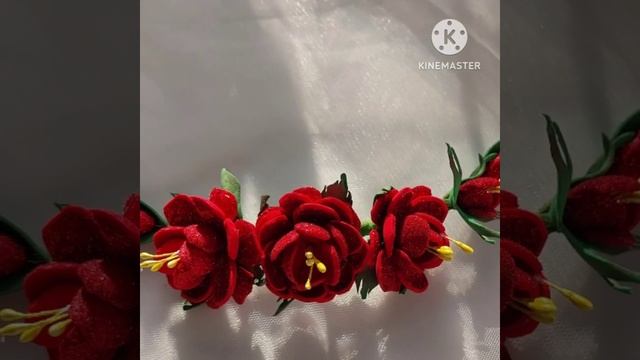 Украшения в прическу из фоамирана на любой праздник, фотосессию смотреть онлайн