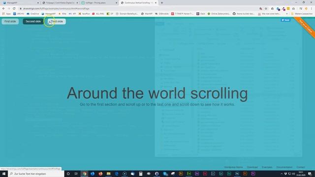 Fullpage.js im Einsatz with Divi смотреть онлайн