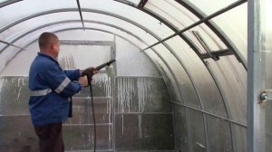 Осенняя подготовка теплицы (Мойка высокого давления Керхер К4)