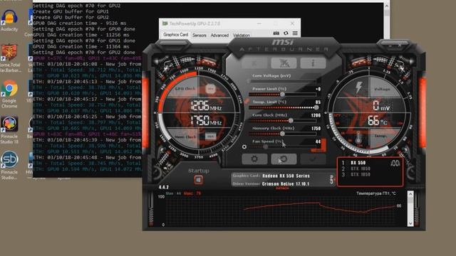 Разгон Rx 550 4gb до 12 mh. Звук опять подкачал! смотреть онлайн