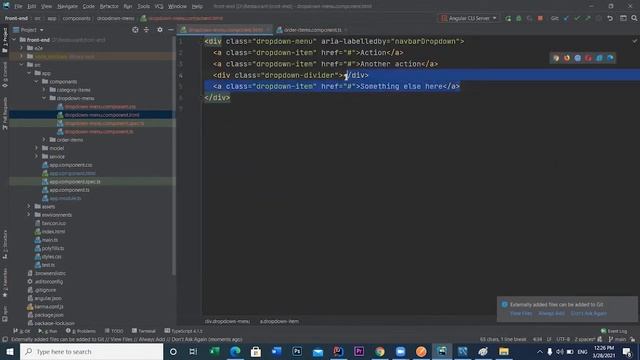 Angular dropdown-menu with Categories смотреть онлайн