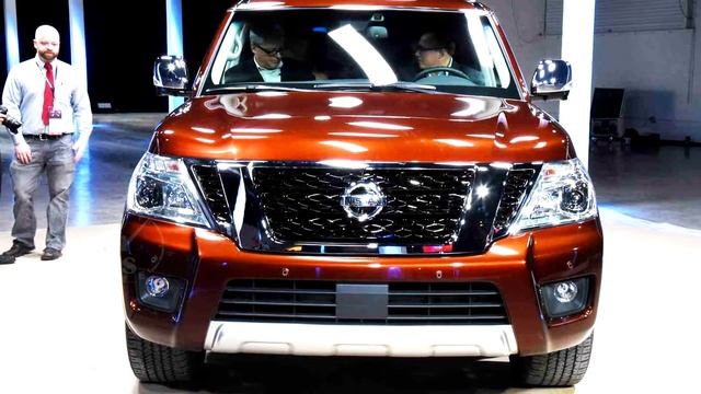 Nissan Armada Unveiled with 8500-Pound Towing Capacity смотреть онлайн