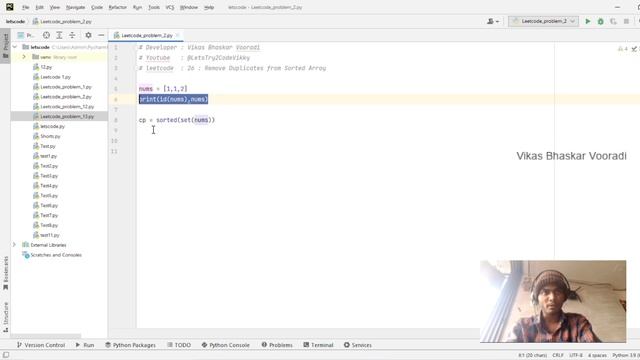Python Precision: Nailing LeetCode Problems - Remove Duplicates from Sorted Array | Python смотреть онлайн