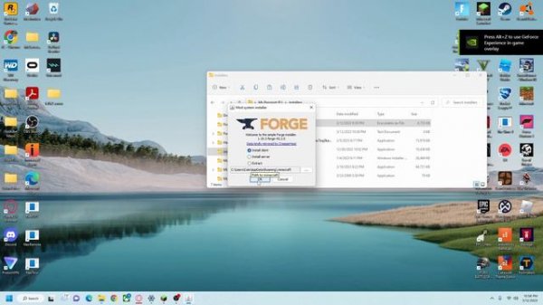 How to install forge 1.19.2 (Minecraft)