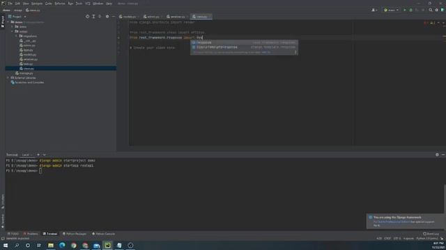 Building a REST API With Django REST Framework Using Pycharm Community Edition | #1 Get Request смотреть онлайн