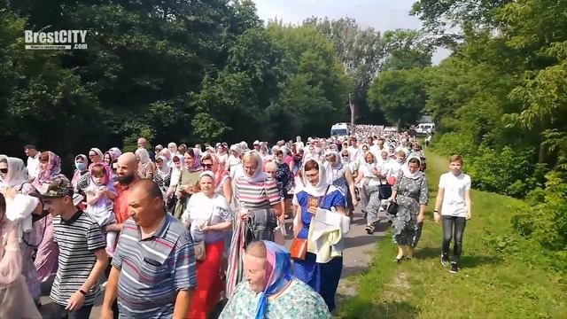 Крестный ход в Бресте 11 июля 2021 смотреть онлайн