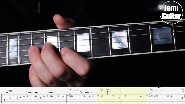 You Shook Me All Night Long - AC/DC - Guitar Solo Lesson, 80 % TEMPO - TABS смотреть онлайн
