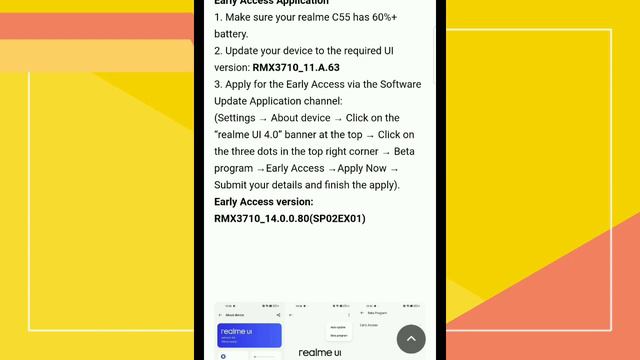 Realme C55 Android 14 Realme UI 5.0 Early Access Update Live | How To Install | Full Detail Video смотреть онлайн