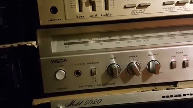 receiver Wega R250SH first test.Denon DCD 860.Kirksaeter Monitor 100. смотреть онлайн