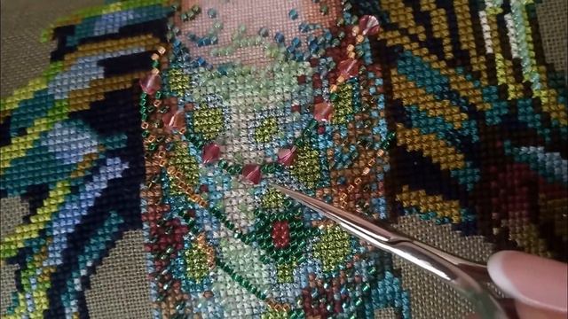 Готовая работа - "Bluebeard's Princess (Mirabella)" MD98 от Mirabilia. Вышивка крестом. смотреть онлайн