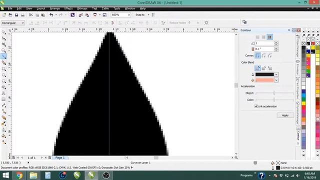 Drawing Fleur De Lis in CorelDraw Bezier Tool смотреть онлайн
