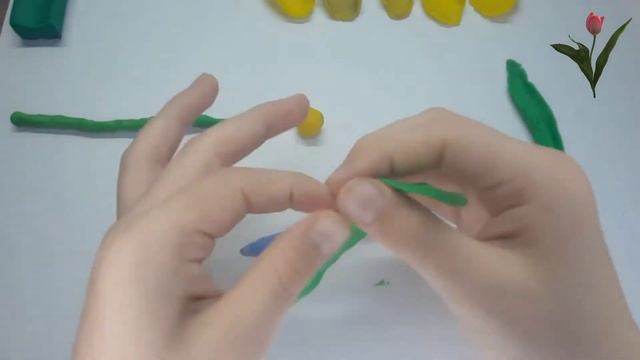 Лепим тюльпан. смотреть онлайн
