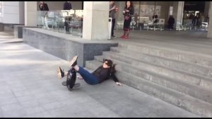 Падение с Моноколес - электротранспорт