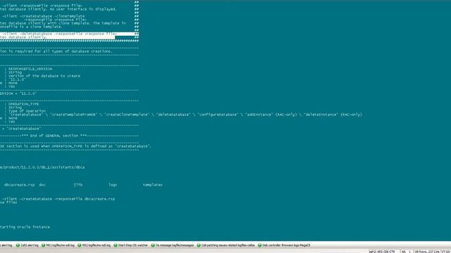 How to create Oracle database using silent mode смотреть онлайн