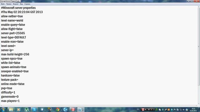 Как создать сервер Minecraft 1.3.2 bukkit. смотреть онлайн