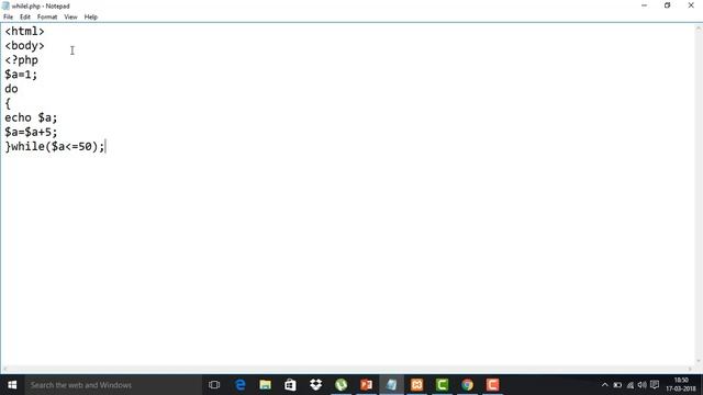 Looping Part II: Do while Loop in PHP смотреть онлайн
