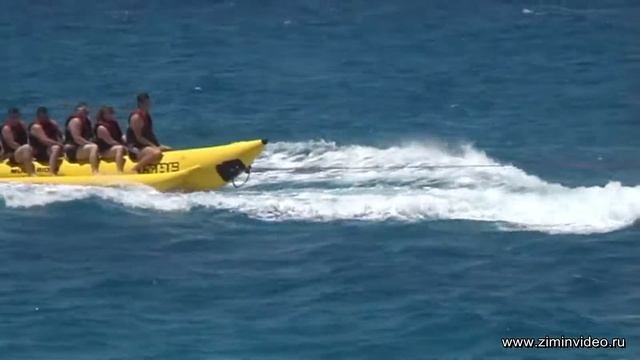 BANANA BOAT RIDE Red Sea Egypt Веселое катание на банане Красное море  ركوب قارب الموز  Ziminvideo