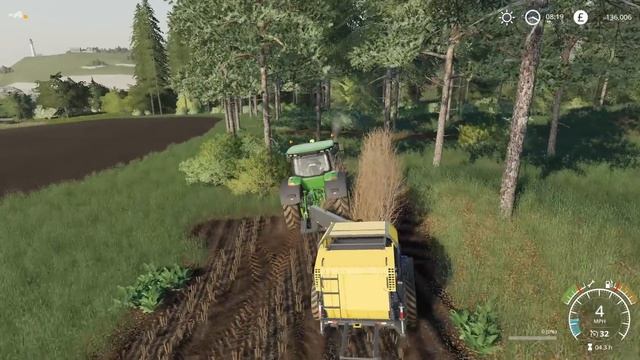 TURNING WOOD INTO BALES | Episode 23 | Peter Vill - FS19 смотреть онлайн