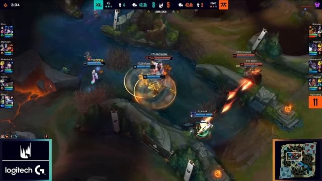 FNC vs XL Highlights Game 4 | Playoffs Lower Round 1 LEC Summer 2022 | Fnatic vs Excel G4 смотреть онлайн