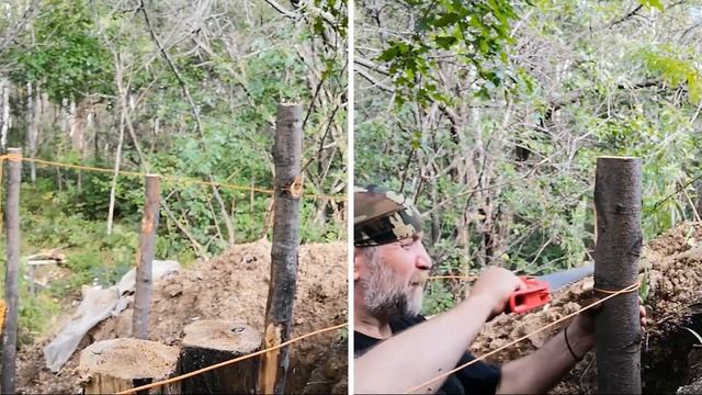 Моя землянка Начало строительства.