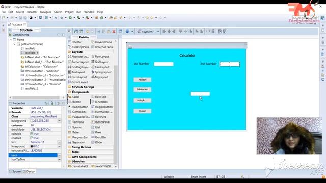 #4 Mini-Project using Swing | Simple Calculator using Swing | Java GUI | Hindi смотреть онлайн
