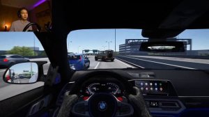ЛЮТЫЕ ШАШКИ НА BMW X6M И МЕРСЕДЕСАХ // ASSETTO CORSA С РУЛЕМ