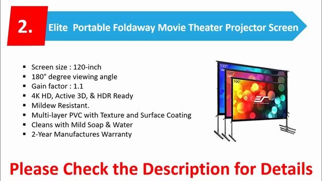 Best Portable Projector Screens  |  Top 5  Portable Projector Screens That You Must Want To Use