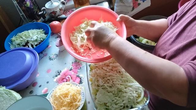 Овощная запеканка и быстрые плюшечки.