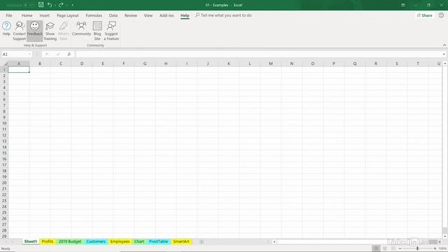 Using the Quick Access Toolbar and ribbon menu in Excel | Excel 365 смотреть онлайн