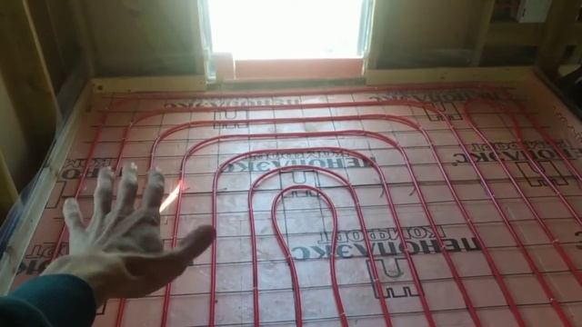 Монтаж труб теплого пола в каркасном доме смотреть онлайн