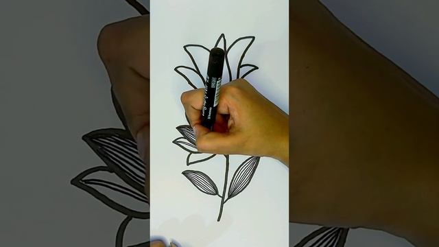 Easy flower drawing ideas || for beginners #drawing #diy #craft смотреть онлайн