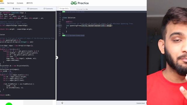 G-47. Kruskal's Algorithm - Minimum Spanning Tree - C++ and Java смотреть онлайн