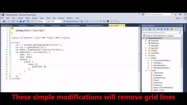 MVC - Chart js - How to remove grid lines смотреть онлайн